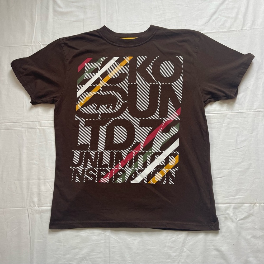 Ecko Unlimited Short Sleeve Graphic Tee Brown